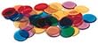 TRANSPARENT COUNTERS 250-PK 3/4 6