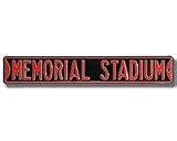 Memorial Stadium Street Sign