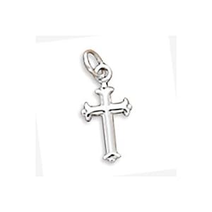Buy Small Silver Cross Charm by West Coast Jewelry