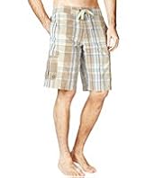 XXXL North Coast Checked Cargo Swim Shorts