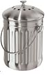 Oggi Stainless Steel Counter Top Composter with Charcoal Odor Filter