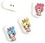 120 Pieces Wood Cartoon Sewing Fasteners Buttons Sew On Notions Supplies H0172 Little Girl for Clothes Pack Backpacks Crafting in bulk assorted large