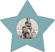 Shape-Up! Blue Star Metal Magnet Frame by Three By Three Seattle