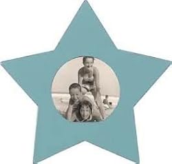 Shape-Up! Blue Star Metal Magnet Frame by Three By Three Seattle