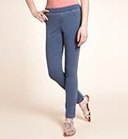 Girls Limited Cotton Rich Wide Waistband Denim Jeggings