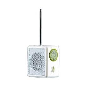 Aquabourne Wind up & Solar Radio AM/FM/WB - use anywhere as it's splash proof! White finish