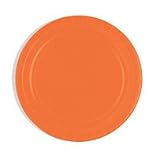 Solid Terra Cotta 7 inch Paper Plate