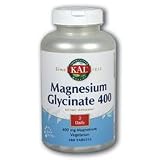 KAL - Magnesium Glycinate, 400 mg, 180 tablets
