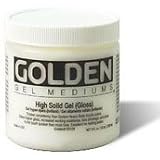 Acrylic Medium Golden High Solid Gel Gloss 8oz