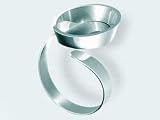 DTM - Fimo Support Bague Ovale, ne contient pas de nickel
