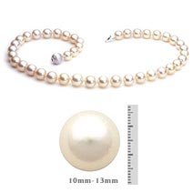 10-13mm Golden South Sea Pearl Necklace