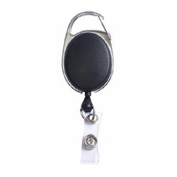Baumgartens 68754 Clip Card Reels, Attachable to Belt Loop Belt Strap, Black by Baumgarten's