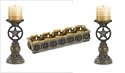 2 Western Star Candleholder & 1 Western Stars Tealight Holder - Standard Shipping Only  Bits and Pieces Gift Store