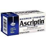 Ascriptin Maximum Strength Pain Reliever Aspirin Caplets - 85 Ea