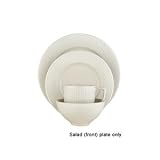 Dansk 6440010 Parallax Cream Salad Plate 8.75-in. by Dansk