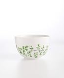 Martha Stewart Collection Maidenhair Fern Whiteware Basic Round Soup/Cereal Bowl