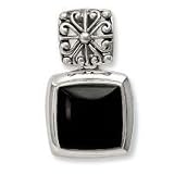 .925 Silver & Black Onyx Pendant