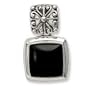 .925 Silver & Black Onyx Pendant