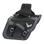 Motorcycle Saddlebags Leather Like Waterproof Saddle Bags 14WX10.5HX6D SD4059