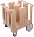Dish Caddies Cart, Poker-Chip Design, Non-Adjustable, Maximum Dish Size 12-1/4'', 4 Columns,