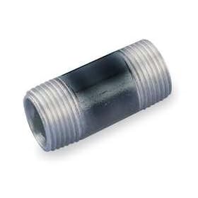 Industrial Grade 5P624 Nipple, 1/4 x 3 1/2 In, Blk Welded Steel