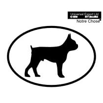 BOSTON TERRIER Oval Bumper Sticker