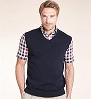 Blue Harbour Pure Cotton V-Neck Slipover