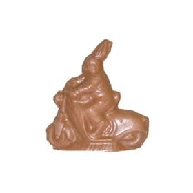 Motorcycle Riding Chocolate Easter Bunny 4 oz