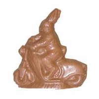 Motorcycle Riding Chocolate Easter Bunny 4 oz