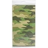 Camouflage Plastic Tablecover