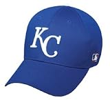 MLB YOUTH Kansas City ROYALS Home Blue Hat Cap Adjustable Velcro TWILL