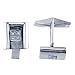 0.55 Carat F/VS1 Princess Certified Diamond Cufflinks in 18ct Solid White Gold