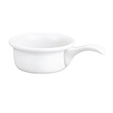 Pillivuyt 5-ounce Porcelain Egg Dish with Handle by Pillivuyt