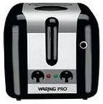 Waring Pro DF100 Cool-Touch 3/4-Gallon Deep Fryer, Black with Stainless Accents