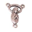 Sacred Heart / Mary medal - center piece (0.8" long)