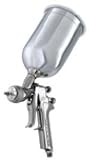 DeVilbiss GTI620G Gravity Feed HVLP Paint Gun with Aluminum Cup and 1.3-, 1.4-, and 1.5-Millimeter Tips