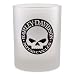 Harley-Davidson® Skull Double Old Fashioned Glasses. Set of four. 14 oz. glass. Satin finish. 99331-08V
