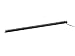 12 Outlet 4ft Metal Power Strip with 6ft Cord, Black