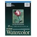Art Street Watercolor Pad, Heavyweight, Rough Surface, 9"x12" (RIV05003) Category: Art and Drafting Paper