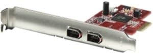 Manhattan Firewire 400 Pci Express Card, 2-Ports - Low-Profile Form Factor Fits Pci Express X1, X2, X4, X8 And X16 Lane Buses " "Product Category: I/O & Storage Controllers/Usb/Firewire Adapters"