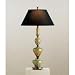 Currey & Company 6987 Transitional Green/White/Brass Ragtime Table Lamp Green