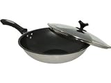 Review Huarun Appliance Inc. TSW-32 / Tayama TSW-32 Stainless Wok with Handle 12.5-in.