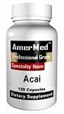 Acai - 120 Capsules 1000mg Assai Fruit Antioxidant Amino Acids Fatty Acids