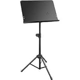On-Stage SM7211 Professional Folding Orchestral Music Stand, Black