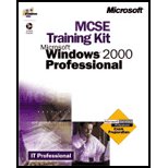 Click here to buy MCSE Training Kit : Microsoft� Windows 2000 Professional - Textbook Only by  Microsoft Corporation Staff .