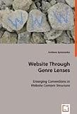 More details of book titled: Website Through Genre Lenses: Emerging Conventions in Website Content Structure