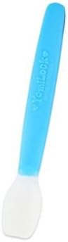Yomilock Baby Food Silicone Spoon / Silicon / Soft High-class Silicone Material (Sky Blue)