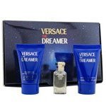 Dreamer By Gianni Versace For Men. Set-edt .17 OZ Mini & Aftershave Balm .8 OZ Mini & Hair And Body Gel .8 OZ Mini