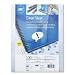 GBC Clear View Presentation Covers, 11.25 x 8.75 -Inches, 7 mm Thickness, Round Corners, Unpunched, Clear, 100 Covers (2020035P)
