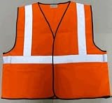High Visibility Class 2 Safety Vest Orange